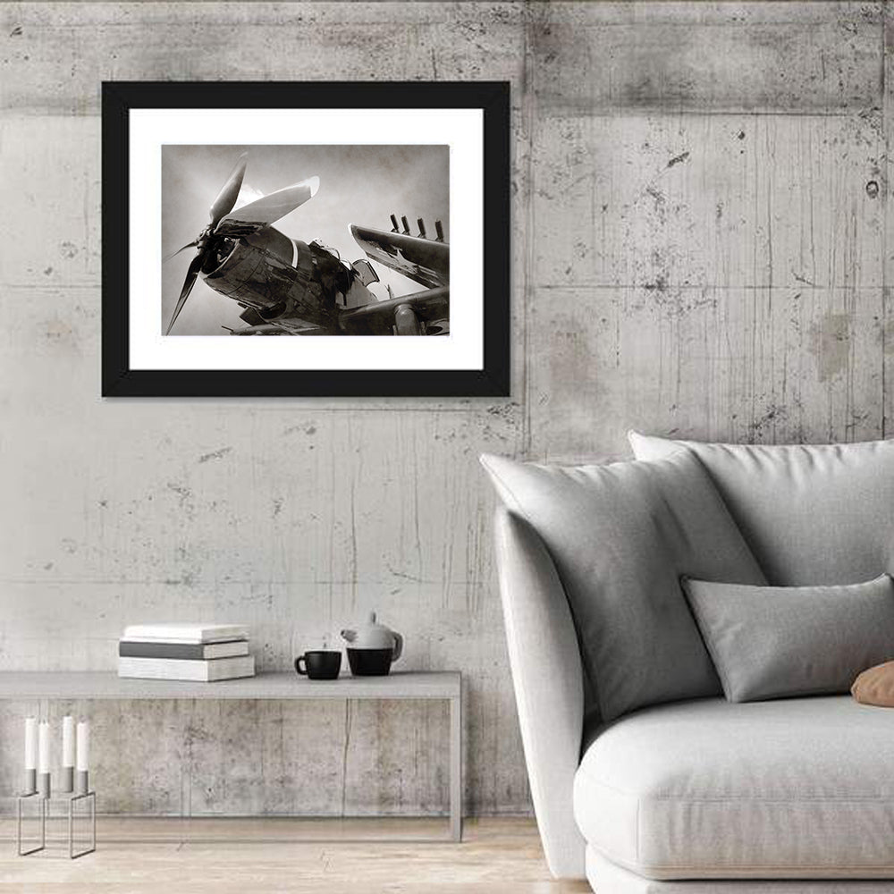 Navy Fighter Plane Wall Art