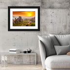 Roussanou Monastery Sunset, Meteora Wall Art
