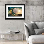 Sunset Barrel Wave Wall Art