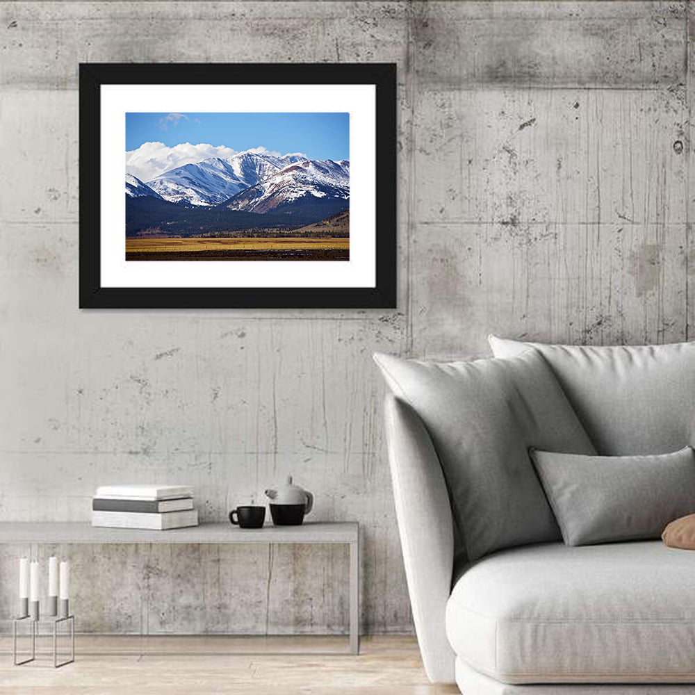 Snow-capped Colorado Peaks Wall Art