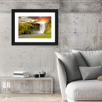 Skógafoss at Sunset, Iceland Wall Art