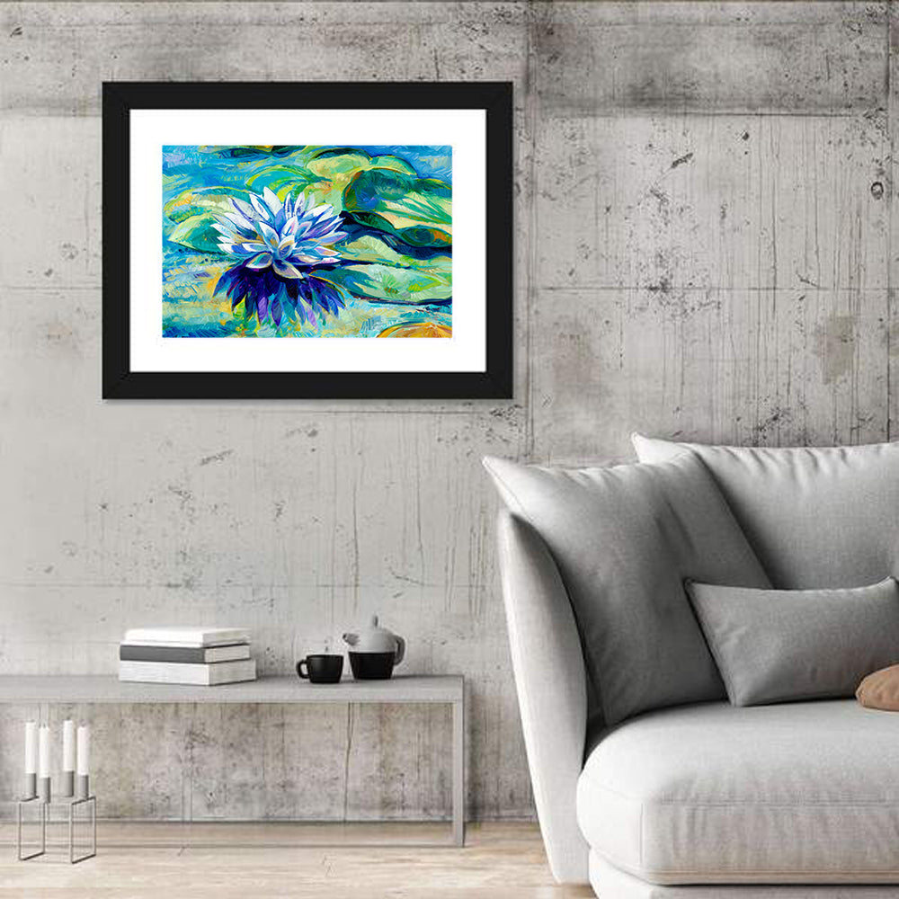 Impressionist Water Lily Study Wall Art