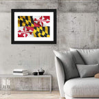 Maryland State Flag Wall Art