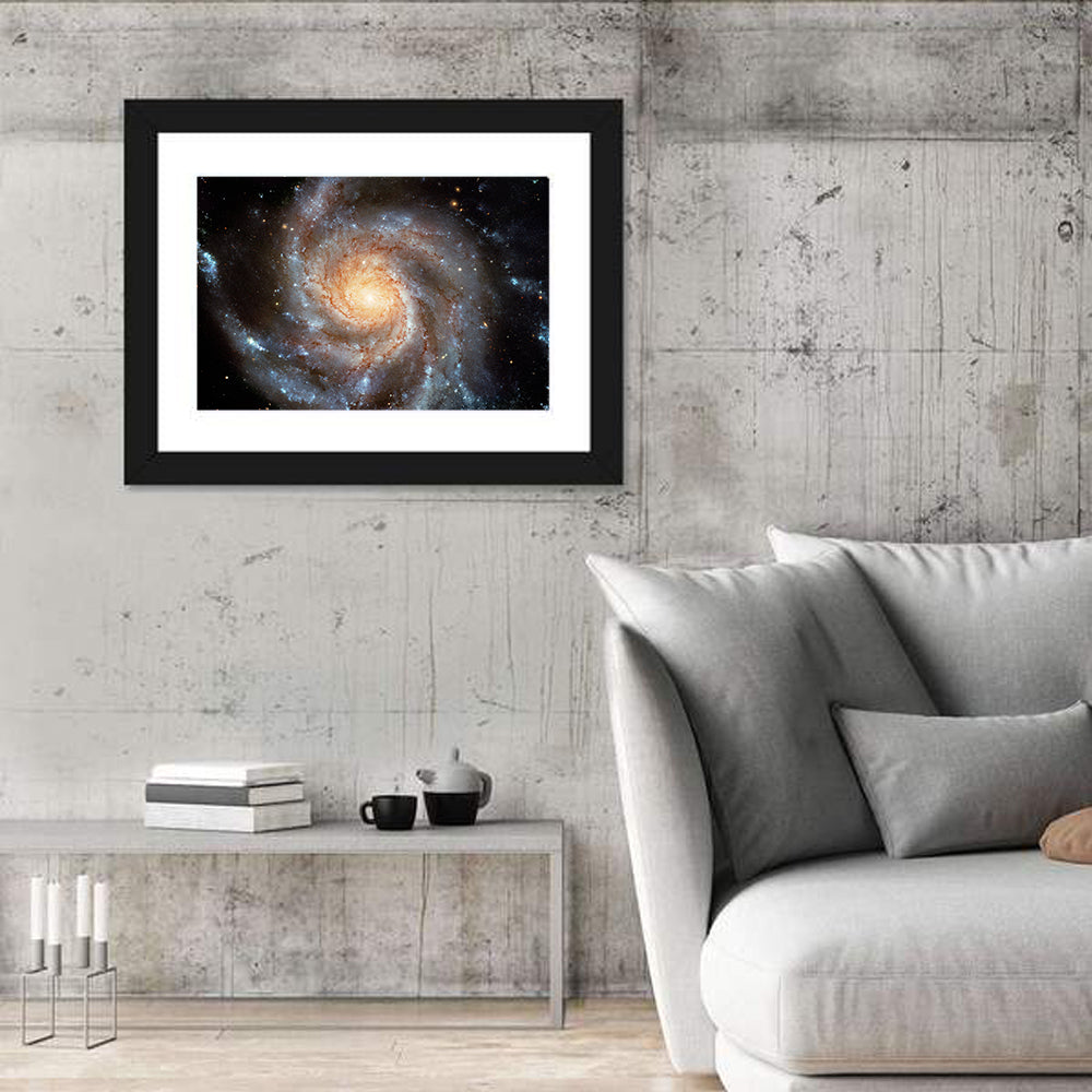 Giant Spiral Galaxy Disk Wall Art
