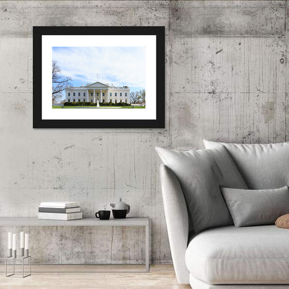 The White House, Washington D.c. Wall Art in a room, landscape