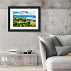 Château D'esparron and Village Church Wall Art