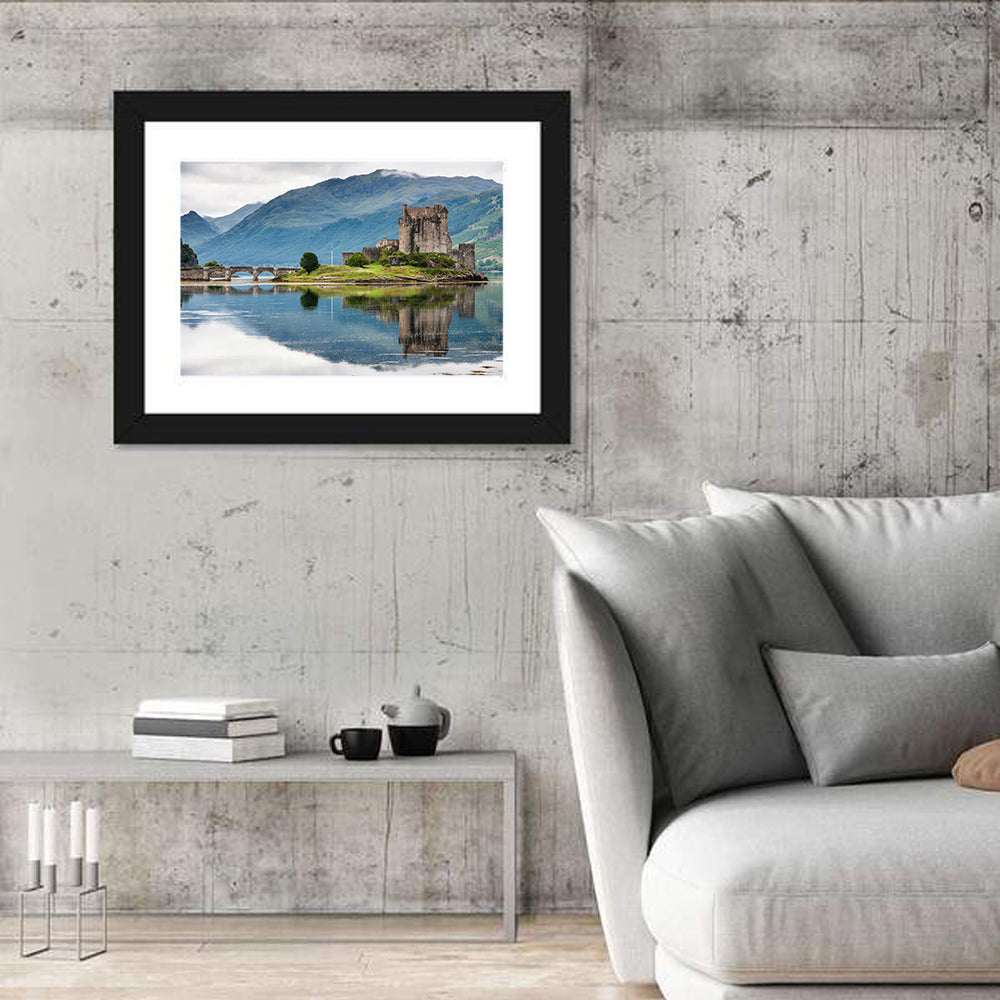 Eilean Donan Castle, Scotland Wall Art in a room, landscape