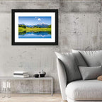 Watzmann Reflection at Ramsau Wall Art