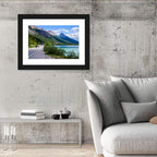 Waterfowl at Banff Lake Wall Art