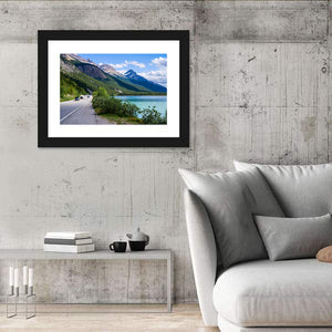 Waterfowl Lake In Banff  Wall Art