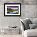Stream at Foot of Mount Shkhara Wall Art