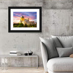 Pena Palace at Golden Dusk, Sintra Wall Art