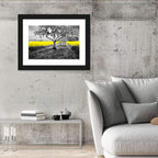 Yellow Oilseed Field with Lone Tree Wall Art