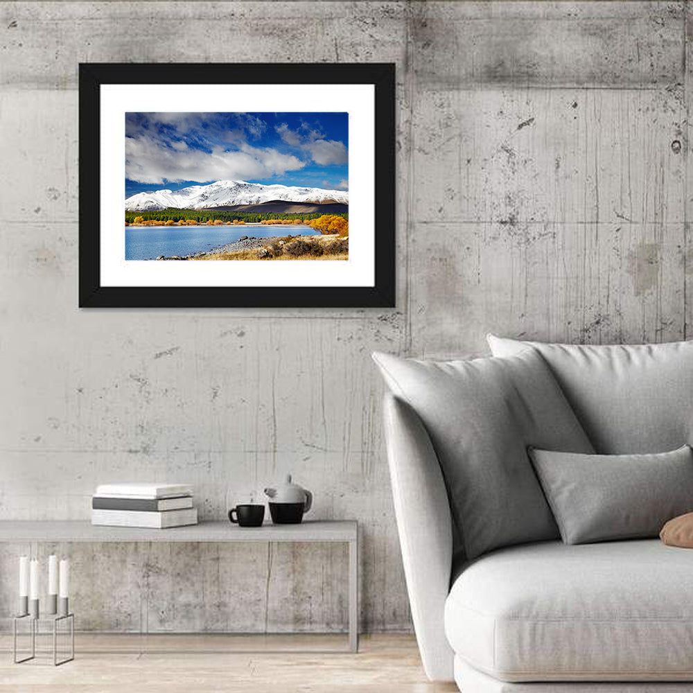 Lake Tekapo Autumn View Wall Art