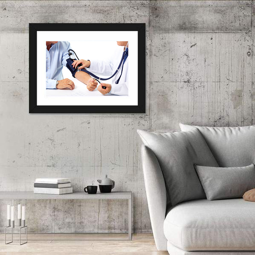 Blood Pressure Measurement Wall Art in a room, landscape