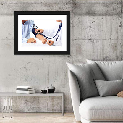 Measuring Blood Pressure Wall Art