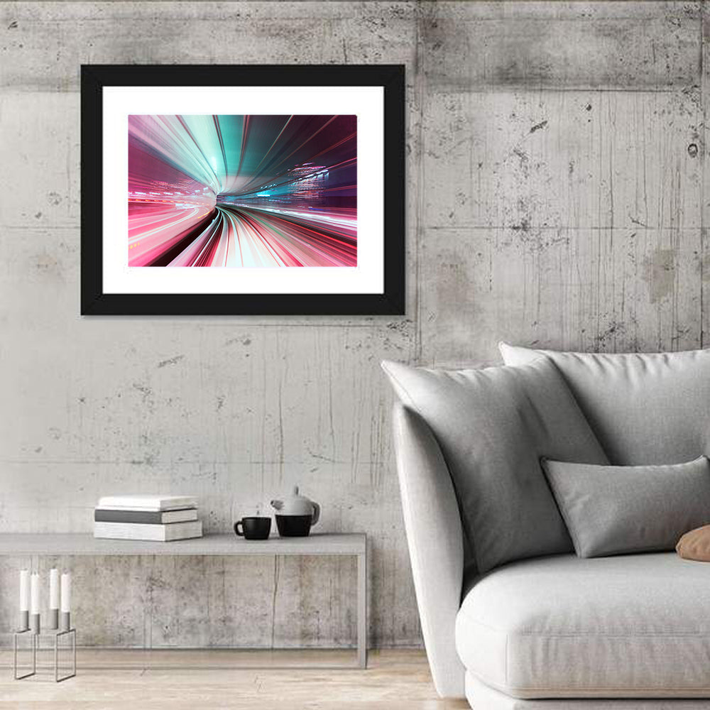 Automated Guideway Train Japan Wall Art in a room, landscape