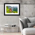 Seiganto-ji Pagoda at Nachi Falls Wall Art