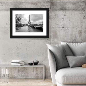 Eiffel Tower From Seine Wall Art