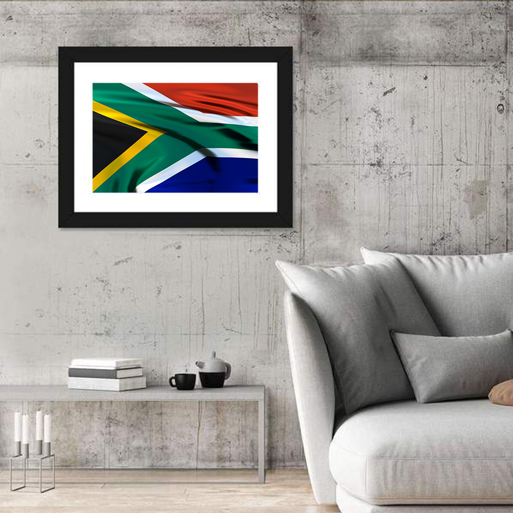 South African Flag Wall Art
