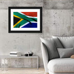 South African Flag Wall Art