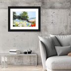 Daisy Meadow with Red Poppies Wall Art