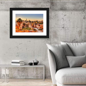 View Of Karnak Temple In Egypt Wall Art