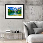 Avalanche Lake Reflection, Glacier National Park Wall Art