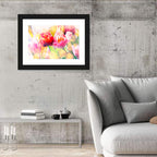 Vibrant Spring Tulips Close Up Wall Art