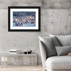 Shirakawa-go Lighted Village Wall Art