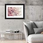 Pink Cherry Blossom Close-up Wall Art