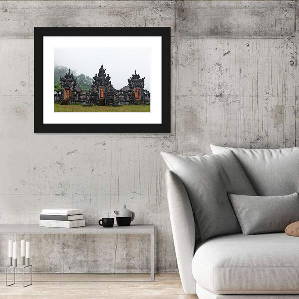 Pura Ulun Danu Buyan Temple Wall Art in a room, landscape