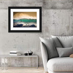 Bali Surfer in Barrel Wave Wall Art
