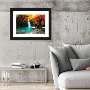 Thailand Deep Forest Waterfall Wall Art