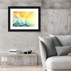 Sunlit Dandelion Seed Macro Wall Art