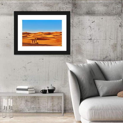 Sand Dunes In Sahara Desert Morocco Wall Art
