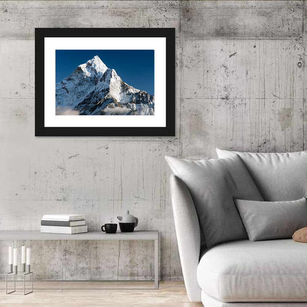 Mount Ama Dablam Wall Art in a room, landscape