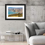 Waikiki Beach and Honolulu Skyline Wall Art