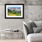 St. Magdalena Church Val Di Funes Wall Art