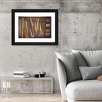Barber Tools Flat Lay Wall Art