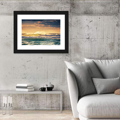 Shining Ocean Waves Wall Art