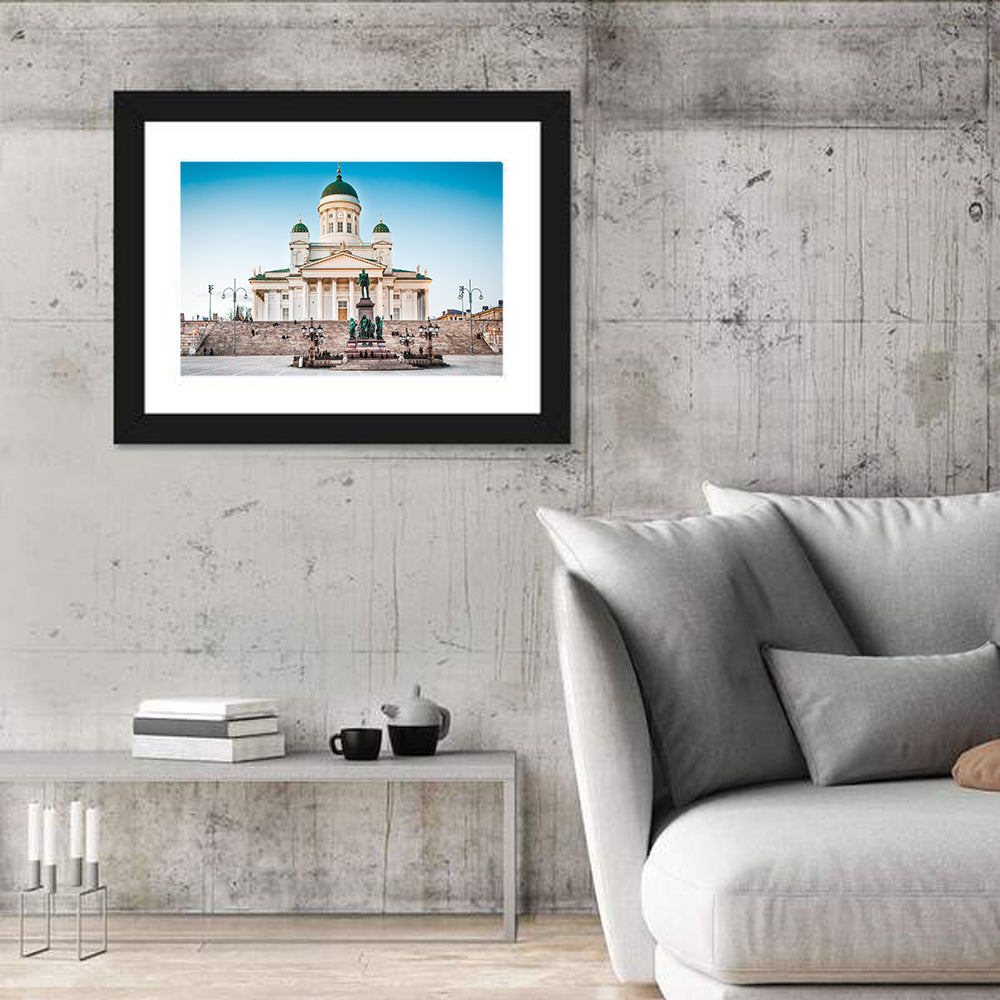 Helsinki Cathedral Wall Art in a room, landscape