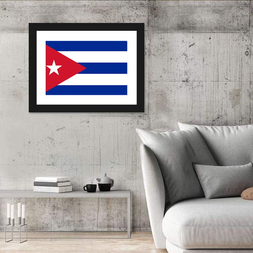 National Flag Of Cuba Wall Art