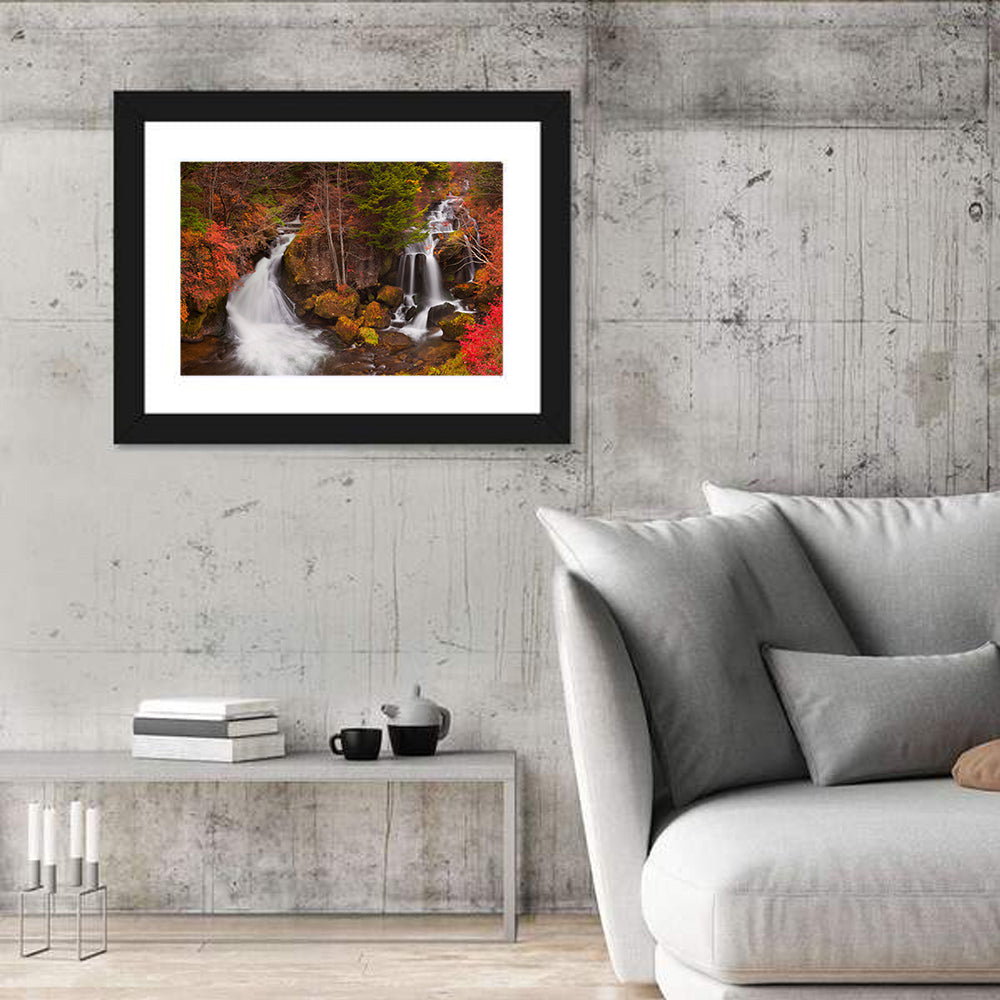 The Ryuzu Falls In Nikko Japan Wall Art