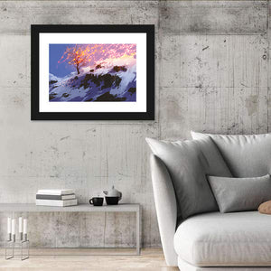 Bare Tree In Winter Artwork Wall Art