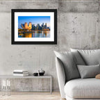 Singapore Marina Skyline at Dusk Wall Art