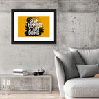 Stop Thinking Start Doing Typography Wall Art