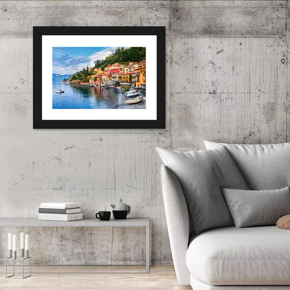 Varenna on Lake Como Wall Art in a room, landscape