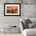 Bagan Ancient Temples at Golden Hour Wall Art