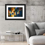 Couple in Narrow Alleyway Wall Art